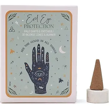 Vonná tyčinka Vonné kužely - Ochrana před zlem 50 g, hoření 25 minut, aroma Palo Santo a pačuli