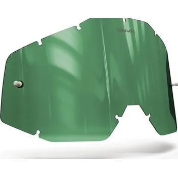 Motocyklové brýle 100percent náhradní plexi pro brýle 100% pro brýle 100% Racecraft/Accuri/Strata, ONYX LENSES zelené s