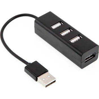 USB hub USB rozbočovač čtyřportový - černý