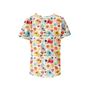 Chlapecké tričko WAMU Dětské tričko s krátkým rukávem HRAVÉ KOALY vel. 104-110