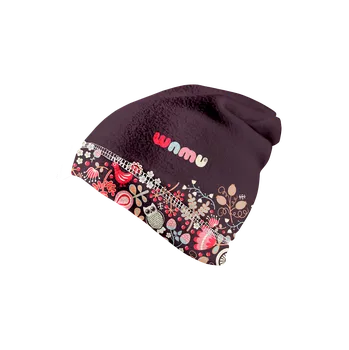 Čepice WAMU Fleecová čepice dětská SOVA fialová vel. XS