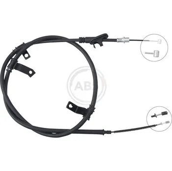 Lanko parkovací brzdy Tažné lanko, parkovací brzda A.B.S. K17487