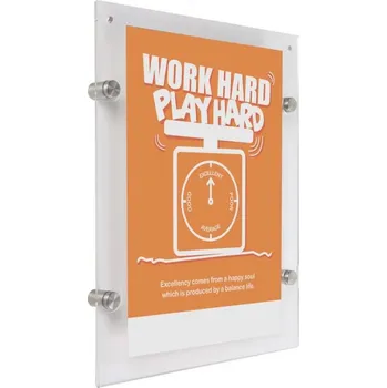 Kancelářský nábytek Distanční tabulka A2 - Stříbrná mat - poslední kus