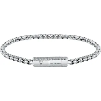 Náramek Maserati Moderní pánský náramek Iconic JM223ATK22 + 2 měsíce na vrácení zboží