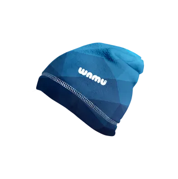 Čepice WAMU Fleecová čepice dětská MOZAIKA modrá vel. L