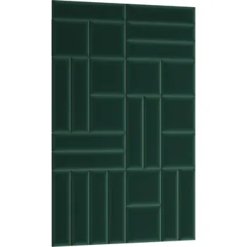ELTAP Čalouněný panel SET QUADRATTA 120x195 zelený