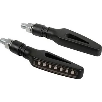 Osvětlení pro motocykl Lampa LED blinkry GLORY black, 12V černé blinkry na motorku
