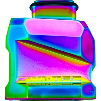 CTM TAC CTM zvětšená hliníková patka zásobníku Hi-Capa - Electroplated Chameleon