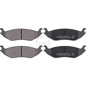 Brzdová destička Sada brzdových destiček, kotoučová brzda A.B.S. 38967