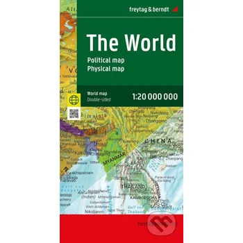 Mapa světa 1:20.000.000 / politická, fyzická (mezinárodní verze) - freytag&berndt freytag&berndt