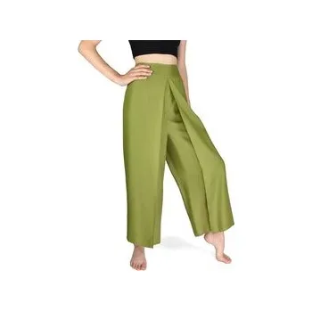 Dámské kalhoty Kalhoty jóga open NUTCHA, zelené S/M