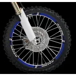 BLACKBIRD sada ochranných nálepek na ráfky barva modrá (RACING)