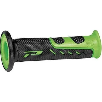 PROGRIP gumové gripy rukojetí PG725 ROAD (22+25mm, délka 122mm) barva zelená/černá (dvoudí