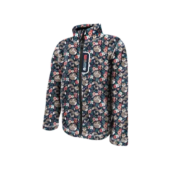 WAMU Fleecová mikina dětská LIŠKY tmavě modrá vel. 86-92