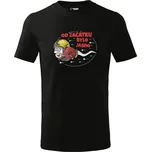 Tričko Hasičská spermie - dětské (Velikost: 146, Barva trička: Černá)