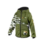 WAMU Softshellová bunda dětská MASKÁČ khaki vel. 128-134