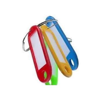 Přívěsek identifikační přívěsek na klíče na klíče 5 kusů
