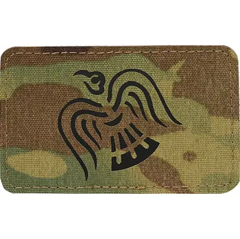 Nášivka Nášivka M-Tac Raven Flag Laser Cut - multicam-černá