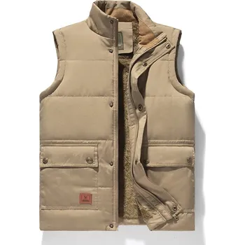 Pánská softshellová bunda Pánská vesta DIMU273 Barva: Khaki, Velikost: 7XL