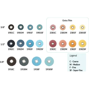3M Sof-Lex Pop-On leštící disky Varianta: Hrubé 1981C 9,5mm (černé), 85 ks