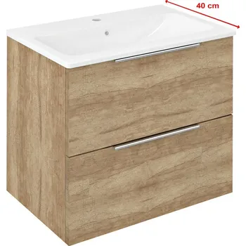 Nábytek Cirasa umyvadlová skříňka 58x54x39cm, dub alabama CR592-2222