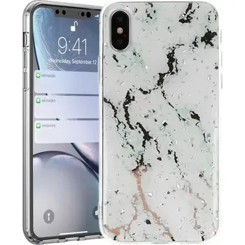 Pouzdro na mobilní telefon Pouzdro Marble TPU Samsung Galaxy A31 Bílé