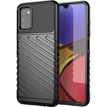 Pouzdro na mobilní telefon Pouzdro Thunder Samsung Galaxy A03s A037 Černé