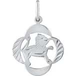 Silvego Stříbrný přívěsek znamení zvěrokruhu Lev - čtyřlístek SILVEGOB10281S08 + 2 měsíce na vrácení zboží