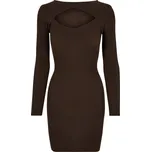 Dámské šaty URBAN CLASSICS TB1742 BROWN XS
