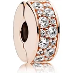 Pandora Bronzový klip s krystaly Moments 781817CZ + 2 měsíce na vrácení zboží
