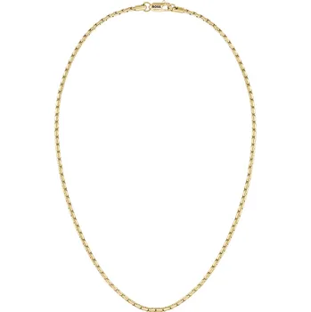 Šperk Hugo Boss Minimalistický pánský pozlacený řetízek z oceli Evan 1580585 + 2 měsíce na vrácení zboží