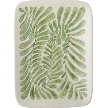 Talíř Bloomingville, Servírovací talíř /mísa Fauni 11,5 x 15 cm zelené - Formadore