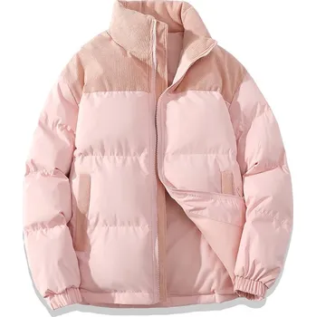 Pánský kabát Pánská zimní bunda ND792 Barva: Růžová, Velikost: L