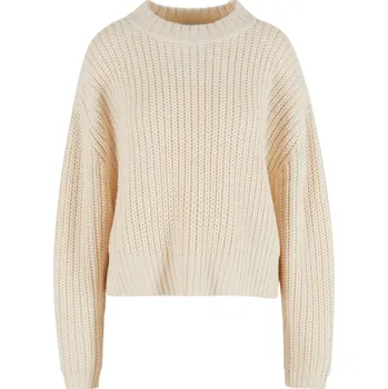 Dámský svetr Dámský svetr URBAN CLASSICS TB7093 WHITE/SAND 5XL