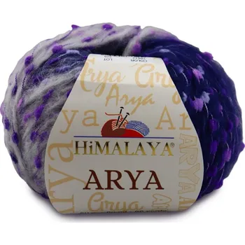 Příze Himalaya Arya 76612 temně modrá s šedou