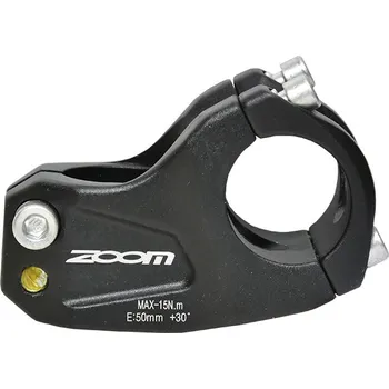 Představec na kolo představec ZOOM TDS-D408 31,8/50mm 30° černý BMX