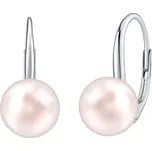 Silvego Stříbrné náušnice se světle růžovou perlou Swarovski® Crystals VSW015ELPS + 2 měsíce na vrácení zboží