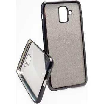 Pouzdro na mobilní telefon Pouzdro Glitter Case Elektro Samsung Galaxy A6 A600 Black