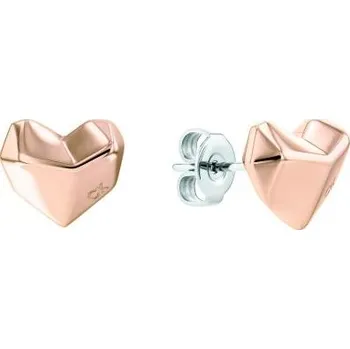 Náušnice Calvin Klein Romantické bronzové náušnice se srdíčkem In Love 35000043 + 2 měsíce na vrácení zboží