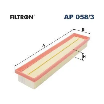 Vzduchový filtr Vzduchový filtr FILTRON AP 058/3