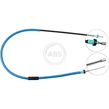 Lanko parkovací brzdy Tažné lanko, parkovací brzda A.B.S. K19717