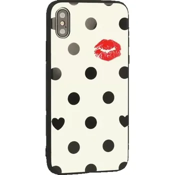 Pouzdro na mobilní telefon Kiss Vennus Glass Case Samsung Galaxy J6 2018 J600 Bílé
