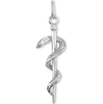 Soliter Přívěsek z bílého zlata Aeskulapova hůl 241 001 00775 0700000 + 2 měsíce na vrácení zboží
