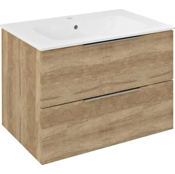 Koupelnový nábytek Cirasa umyvadlová skříňka 69,8x52x46cm, dub Alabama CR701-2222