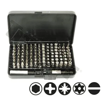 Sada poniklovaných bitů TRIUMF, 100 - dílná