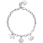 S'Agapõ Krásný ocelový náramek s přívěsky Happy SHAR17 + 2 měsíce na vrácení zboží