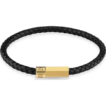 Náramek Guess Pánský kožený náramek Blackjack JUXB03240JWYGBK 23 cm + 2 měsíce na vrácení zboží