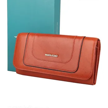 Peněženka Dámská kožená peněženka Marta Ponti B120705 - camel/ multi