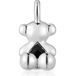 Tous Ikonický stříbrný přívěsek s onyxem Medvídek Bold Bear 1004023700 + 2 měsíce na vrácení zboží