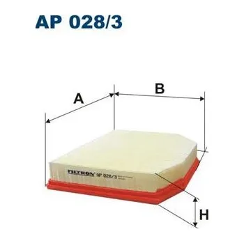 Vzduchový filtr Vzduchový filtr FILTRON AP 028/3